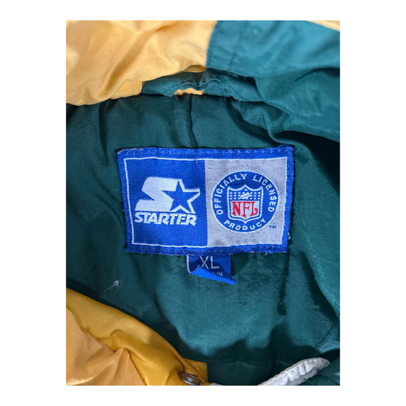 VTG Starter NFL Green Bay Packers Jacket 1990s XL - Picture 4 of 6